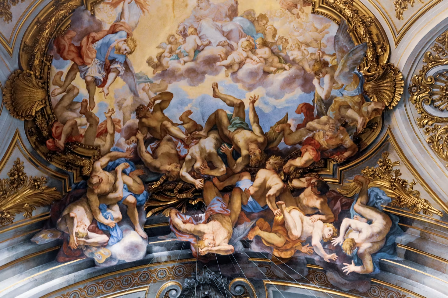 Classical fresco detail — reference study